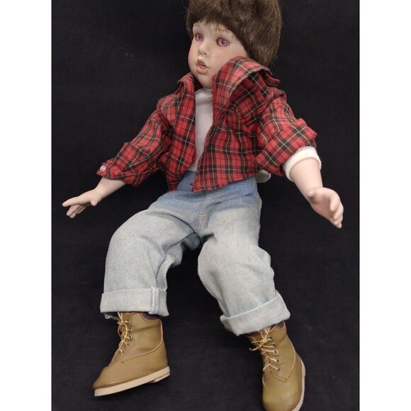 Vintage Radio Flyer Danbury Mint Porcelain 12" Doll  ONLY Replacement Doll - Picture 1 of 12